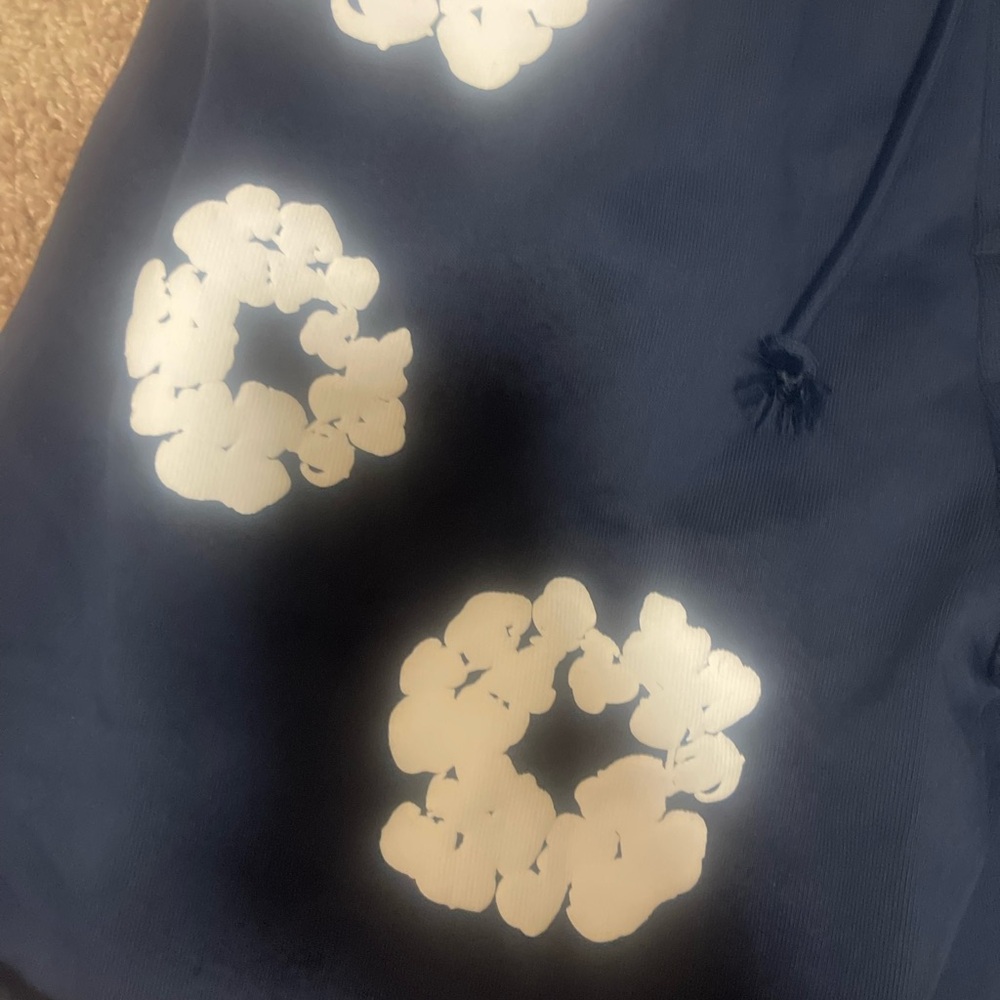Denim Tear Blue Navy Shorts - Picture 2 of 4